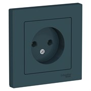 Systeme Electric AtlasDesign изумруд розетка без заземления, 16А, в сборе ATN000840