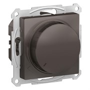 Systeme Electric AtlasDesign мокко светорегулятор (диммер) повор-нажим, LED, RC, 400Вт, механизм ATN000623