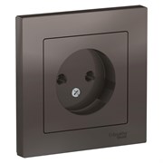 Systeme Electric AtlasDesign мокко розетка без заземления, 16А, в сборе ATN000640 Systeme Electric AtlasDesign мокко розетка без заземления, 16А, в сборе ATN000640