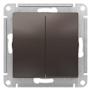 Systeme Electric AtlasDesign мокко переключатель 2-клавишный перекрестный, 2 x сх. 7, 10АХ, механизм ATN000673 Systeme Electric AtlasDesign мокко переключатель 2-клавишный перекрестный, 2 x сх. 7, 10АХ, механизм ATN000673