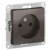 Systeme Electric AtlasDesign мокко розетка без заземления, со шторками, 16А, механизм ATN000649 Systeme Electric AtlasDesign мокко розетка без заземления, со шторками, 16А, механизм ATN000649