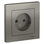 Systeme Electric AtlasDesign сталь розетка без заземления, 16А, в сборе ATN000940 Systeme Electric AtlasDesign сталь розетка без заземления, 16А, в сборе ATN000940