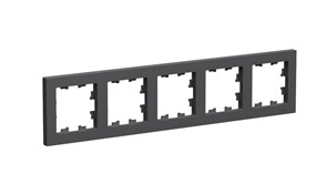 Systeme Electric AtlasDesign базальт рамка 5-ая, универсальная ATN001405