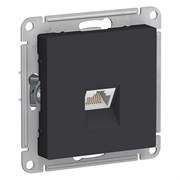 Systeme Electric AtlasDesign карбон розетка компьютерная RJ45, кат. 6A, механизм ATN001086