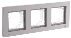 Systeme Electric AtlasDesign Aqua алюминий рамка 3-ая, универсальная ATN440303 Systeme Electric AtlasDesign Aqua алюминий рамка 3-ая, универсальная ATN440303