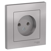 Systeme Electric AtlasDesign алюминий розетка без заземления, 16А, в сборе ATN000340 Systeme Electric AtlasDesign алюминий розетка без заземления, 16А, в сборе ATN000340