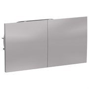 Systeme Electric AtlasDesign алюминий розетка с заземлением, двойная, со шторками, с крышкой, 16А, в сборе ATN000328 Systeme Electric AtlasDesign алюминий розетка с заземлением, двойная, со шторками, с крышкой, 16А, в сборе ATN000328