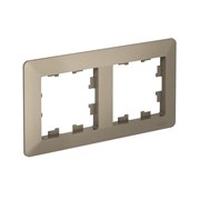 Systeme Electric AtlasDesign Air Шампань/дымчатый черный Рамка 2-ая ATN220502