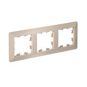 Systeme Electric AtlasDesign Air Песочный/дымчатый белый Рамка 3-ая ATN221203