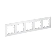 Systeme Electric AtlasDesign Air Лотос/дымчатый белый Рамка 5-ая ATN221305