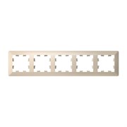 Systeme Electric AtlasDesign Air Бежевый/дымчатый белый Рамка 5-ая ATN220205