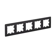 Systeme Electric AtlasDesign Air Карбон/дымчатый черный Рамка 5-ая ATN221005