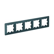 Systeme Electric AtlasDesign Air Изумруд/дымчатый черный Рамка 5-ая ATN220805