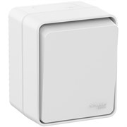 Systeme Electric AtlasDesign Profi54 наружный белый выключатель 1-клавишный 10 АХ IP54 ATN540111