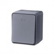 Systeme Electric AtlasDesign Profi54 наружный антрацит выключатель 1-клавишный с подсветкой 10 АХ ATN544013
