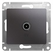 Glossa графит розетка TV коннектор GSL001393