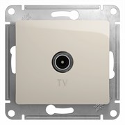 Glossa молочный розетка TV коннектор GSL000993