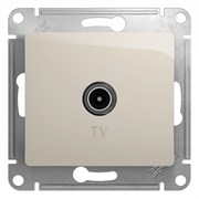 Glossa молочный розетка TV оконечная 1DB GSL000991