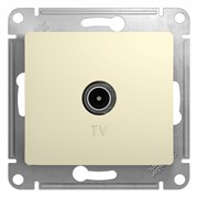 Glossa бежевый розетка TV коннектор GSL000293