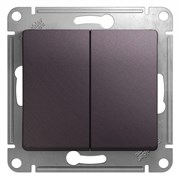 Glossa сиреневый туман переключатель 2-клавишный, сх.6,10AX GSL001465