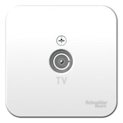 Blanca наружняя белый розетка TV, изолированная пластина BLNTA000011