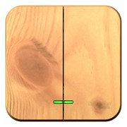 Blanca наружняя ясень выключатель 2-клавишный , 10А, 250B BLNVA105005 Blanca наружняя ясень выключатель 2-клавишный , 10А, 250B BLNVA105005