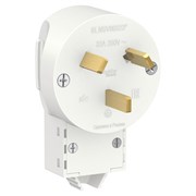 Blanca внутренняя белый Вилка силовая 2Р+N, 32А, 250В BLNSV003231