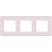 Legrand Inspiria розовый рамка - 3 поста 673954 Legrand Inspiria розовый рамка - 3 поста 673954