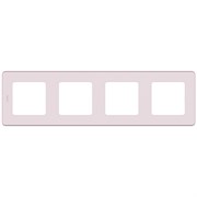 Legrand Inspiria розовый рамка - 4 поста 673964 Legrand Inspiria розовый рамка - 4 поста 673964