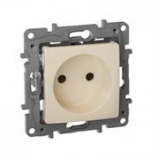 Legrand Etika слоновая кость розетка без заземления, винтовые клеммы 672320