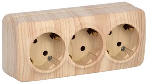 IEK GLORY РС23-3-ХС Розет. 3-ая с з/к о/у 16А GLORY сосна ERH31-K34-16 IEK GLORY РС23-3-ХС Розет. 3-ая с з/к о/у 16А GLORY сосна ERH31-K34-16