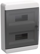 IEK TEKFOR Корпус пласт. ЩРН-П-24 IP41 черн. прозр. дверь TF5-KP12-N-24-41-K01-K03 IEK TEKFOR Корпус пласт. ЩРН-П-24 IP41 черн. прозр. дверь TF5-KP12-N-24-41-K01-K03
