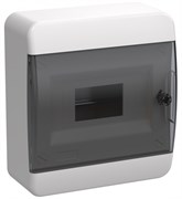 IEK TEKFOR Корпус пласт. ЩРН-П-8 IP41 черн. прозр. дверь TF5-KP12-N-08-41-K01-K03 IEK TEKFOR Корпус пласт. ЩРН-П-8 IP41 черн. прозр. дверь TF5-KP12-N-08-41-K01-K03