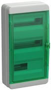 IEK TEKFOR Корпус пласт. КМПн-36 IP65 зелен. прозр. дверь TF5-KP72-N-36-65-K03-K06 IEK TEKFOR Корпус пласт. КМПн-36 IP65 зелен. прозр. дверь TF5-KP72-N-36-65-K03-K06