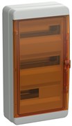 IEK TEKFOR Корпус пласт. КМПн-36 IP65 оранж. прозр. дверь TF5-KP72-N-36-65-K03-K09 IEK TEKFOR Корпус пласт. КМПн-36 IP65 оранж. прозр. дверь TF5-KP72-N-36-65-K03-K09