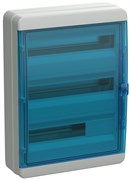 IEK TEKFOR Корпус пласт. КМПн-54 IP65 син. прозр. дверь TF5-KP72-N-54-65-K03-K07 IEK TEKFOR Корпус пласт. КМПн-54 IP65 син. прозр. дверь TF5-KP72-N-54-65-K03-K07