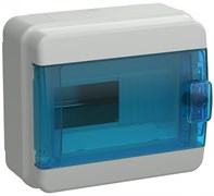 IEK TEKFOR Корпус пласт. КМПн-8 IP65 син. прозр. дверь TF5-KP72-N-08-65-K03-K07 IEK TEKFOR Корпус пласт. КМПн-8 IP65 син. прозр. дверь TF5-KP72-N-08-65-K03-K07