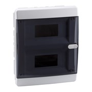 КЭАЗ Корпус пластиковый Встраиваемый OptiBox P-CVK-1-18-IP41 Прозрачная черная дверь 145781 КЭАЗ Корпус пластиковый Встраиваемый OptiBox P-CVK-1-18-IP41 Прозрачная черная дверь 145781