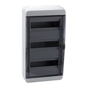 КЭАЗ Корпус пластиковый Навесной OptiBox P-BNK-3-36-IP65 Прозрачная черная дверь 117975 КЭАЗ Корпус пластиковый Навесной OptiBox P-BNK-3-36-IP65 Прозрачная черная дверь 117975