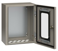 IEK Корпус металлический ЩМП-1-0 (395х310х220мм) У2 IP54 прозрачная дверь YKM11-01-54-1 IEK Корпус металлический ЩМП-1-0 (395х310х220мм) У2 IP54 прозрачная дверь YKM11-01-54-1