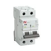 EKF Averes AV-6  Автоматический выключатель  (B) 2P 16А 6kA mcb6-2-16B-av