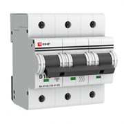 EKF PROxima ВА 47-125 Автоматический выключатель (D) 3P 100А 15кА mcb47125-3-100D EKF PROxima ВА 47-125 Автоматический выключатель (D) 3P 100А 15кА mcb47125-3-100D