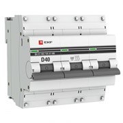 EKF PROxima ВА 47-100 Автоматический выключатель (D) 3P 40А 10kA mcb47100-3-40D-pro EKF PROxima ВА 47-100 Автоматический выключатель (D) 3P 40А 10kA mcb47100-3-40D-pro
