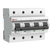 EKF PROxima ВА 47-125 Автоматический выключатель (D) 4P 100А 15кА mcb47125-4-100D EKF PROxima ВА 47-125 Автоматический выключатель (D) 4P 100А 15кА mcb47125-4-100D