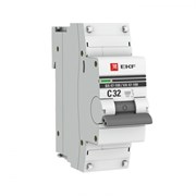 EKF PROxima ВА 47-100 Автоматический выключатель (С) 1P 32А 10kA mcb47100-1-32C-pro EKF PROxima ВА 47-100 Автоматический выключатель (С) 1P 32А 10kA mcb47100-1-32C-pro