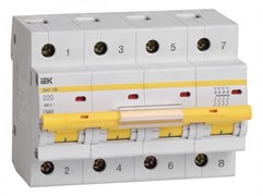 IEK KARAT Автоматический выключатель ВА47-100 4Р 20А 10кА характеристика D MVA40-4-020-D IEK KARAT Автоматический выключатель ВА47-100 4Р 20А 10кА характеристика D MVA40-4-020-D