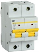 IEK KARAT Автоматический выключатель ВА47-150 2Р 100А 15кА характеристика C MVA50-2-100-C IEK KARAT Автоматический выключатель ВА47-150 2Р 100А 15кА характеристика C MVA50-2-100-C