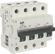 IEK ARMAT Автоматический выключатель M10N 4P C 25А AR-M10N-4-C025