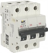 IEK ARMAT Автоматический выключатель M10N 3P C 4А AR-M10N-3-C004 IEK ARMAT Автоматический выключатель M10N 3P C 4А AR-M10N-3-C004