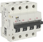 IEK ARMAT Автоматический выключатель M10N 4P B 40А AR-M10N-4-B040 IEK ARMAT Автоматический выключатель M10N 4P B 40А AR-M10N-4-B040